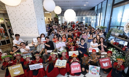 台灣世界展望會舉辦助學感恩茶會 見證孩子成長力量